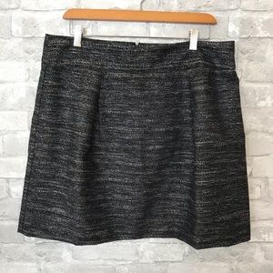 SOLD LOFT Outlet Skirt Metallic Short Size 14